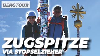 IN 3 STUNDEN ZUM GIPFEL Überschreitung der Zugspitze 2962m via Stopselzieher  Gatterl [upl. by Acisey787]