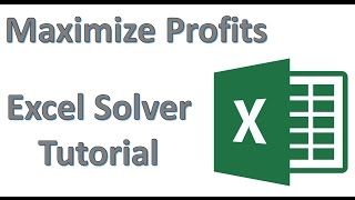 Maximize Profit by Optimizing Production Using Excel Solver [upl. by Andersen]