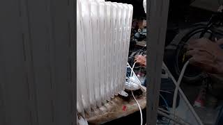 Oil Heater  oil field radiator repair  oilheater shortsvideo viral trendingshorts ceilingfan [upl. by Feirahs839]