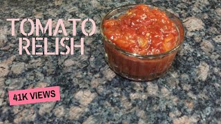 Tomato Relish l Tomato relish recipe [upl. by Neik]