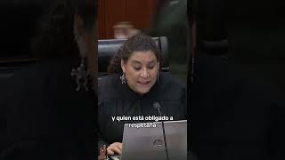 “Pretende ahora transmutar nuestra Constitución en un acto de alquimia jurídica” Lenia Batres [upl. by Wolfy]