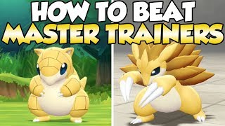 How To Beat Sandshrew amp Sandslash Master Trainers Guide [upl. by Ahseiyn]