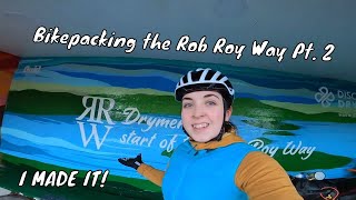 Solo Bikepacking the Rob Roy Way Part 2  Scottish Winter Adventure [upl. by Tanya]