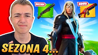 FORTNITE SEZONA 4 JE [upl. by Richers]