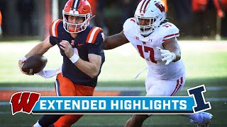 Wisconsin at Illinois  Extended Highlights  Big Ten Football  Oct 21 2023 [upl. by Rebecka]