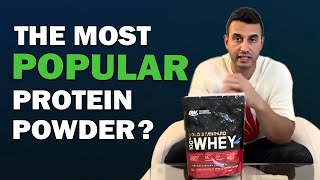 Optimum Nutrition ON Gold Standard 100 Whey Protein Powder  1 lb Unboxing amp review [upl. by Annawt]