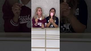 Choose big or small lollipop challenge 😂 Whose lollipop is fake 😳 shorts Best video by Hmelkofm [upl. by Ahsinyt]