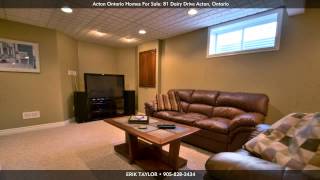 Acton Ontario Homes For Sale 81 Dairy Drive Acton Ontario  Virtual Tour [upl. by Airlie]