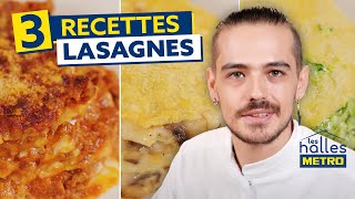 3 recettes de lasagnes avec le chef Emilio Giagnoni  Sublimez vos plats avec METRO [upl. by Vinson]