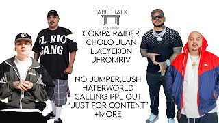 Compa Raider Talks No Jumper Lush Foos Gone Wild Cholo Juan on HaterWorld Calling Foos Out more [upl. by Server463]