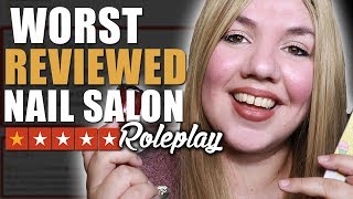 I WENT TO THE WORST REVIEWED NAIL SALON IN MY CITY 💅 ASMR Soft Talk 💅 [upl. by Caron]