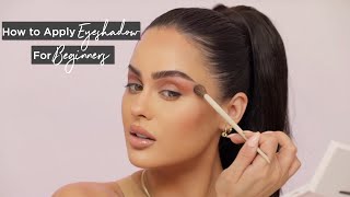 How To Apply Eyeshadow For Beginners Step By Step  Christen Dominique [upl. by Elden]