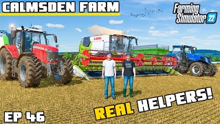 Rescuing NEW HOLLAND with NO BRAKES from CREEK  Calmsden Farm  Farming Simulator 22  Episode 12 [upl. by Marva]