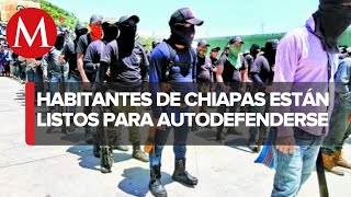 Sigue el surgimiento de grupos de autodefensas en Chiapas [upl. by Ymac]