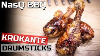 Krokante drumsticks van de barbecue  Hoe krijg je de lekkerste kippenpootjes [upl. by Aggy]