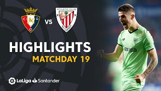 Resumen de CA Osasuna vs Athletic Club 13 [upl. by Sheila]