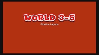 Super Mario 3D World 35 Pipeline Lagoon 100 All 3 Stars Stamp and Gold Flagpole [upl. by Assilav]