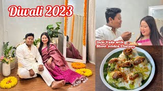 Diwali Special Vlog 2023🪔✨ Dahi Vada with Bhoot Jolokia Chutney for Winter’s🫠 [upl. by Coraline573]