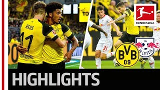 Borussia Dortmund vs RB Leipzig  41  Highlights 2018 [upl. by Lodovico792]