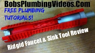 Cool Tool From Ridgid  Faucet and Sink Wrench [upl. by Freddy689]