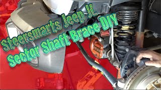 Jeep JLU SteerSmarts Sector Shaft Brace DIY [upl. by Doroteya]