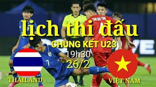 Lịch thi đấu trực tiếp bóng đá U23 Đông Nam Á 2022 ngày 262 [upl. by Devon]