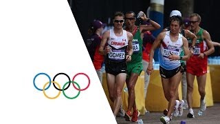 Highlights of the Race Walk Competition at the London 2012 Olympics [upl. by Nosrac]