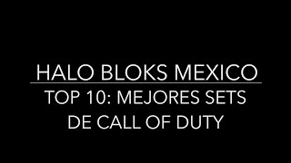 Top 10 Mejores Sets de Call of Duty Mega Bloks [upl. by Namrac]