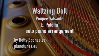 Waltzing Doll Poldini EASY piano arrangement Free Sheet music at pianotuneseu [upl. by Fair140]