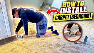 How To Install Carpet Onto Existing UnderlayGrippers  Step By Step Guide [upl. by Claudelle]