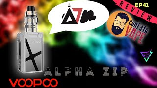 ALPHA ZIP VOOPOO REVIEW EM PORTUGUÊS BR [upl. by Artamas332]