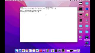 zsh command not found telnet  telnet alternative in mac  nc netcat command demo [upl. by Emerald359]