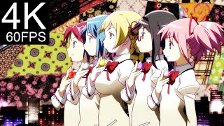 Nightmare Battle   Madoka Magica Rebellion History 4K 60FPS [upl. by Desdee]