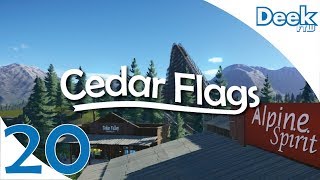 Lets Design Cedar Flags Ep 20  Custom Billboards amp Signs Lighting up the Park  Planet Coaster [upl. by Eifos885]