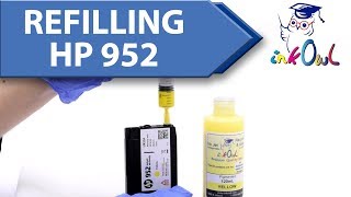 How to refill HP 952 953 954 955 956XL Ink Cartridges [upl. by Kath267]