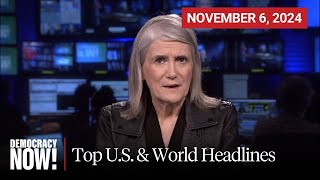 Top US amp World Headlines — November 6 2024 [upl. by Tomas422]