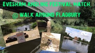 Evesham angling festival 2022 and a walk around fladbury weir amp pegs [upl. by Aetnahc]