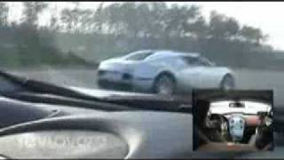 Mercedes Benz SLR vs Bugatti Veyron [upl. by Nader336]