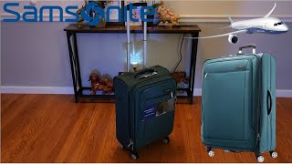 Samsonite XTralight 2  21quot Carry On Spinner Luggage Review [upl. by Atirys216]