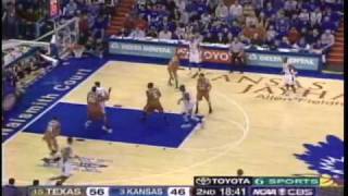 KUsportscom Jayhawk Flashback March 3 2007 vs Texas [upl. by Xenia]