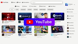 Redesigned YouTube concept [upl. by Lytton746]