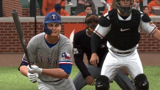 Baltimore Orioles vs Texas Rangers  ALDS 2023 Full Game 2 Highlights MLB The Show 23 Sim [upl. by Earl]