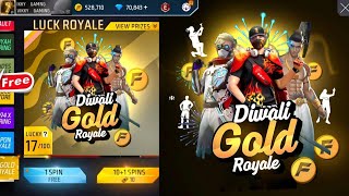 DIWALI SPECIAL GOLD ROYAL EVENT 100 CONFIRM 🪔🥳🎇 CLAIM FREE GLOO WALL SKINS 🥳🪔 DIWALI EVENT 🎇 [upl. by Green]