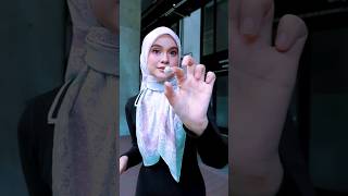 Segi empat hijab tutorial terbaru hijabstyle [upl. by Atteuqaj124]