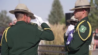 Ceremony at Montana capitol honors Mann Gulch Fire victims [upl. by Htebazila216]