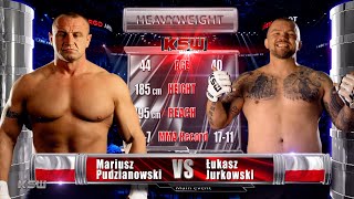 KSW Free Fight Mariusz Pudzianowski vs Łukasz Jurkowski  KSW 64 [upl. by Nazler]