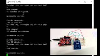 PIC32 interface with RFID RC522  FEUP COMP [upl. by Annmaria562]