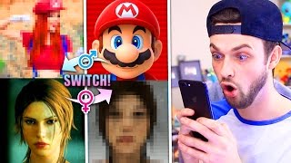 What will Video Game Characters look like GENDER SWITCHED 👦🏻🔄👩🏻 FaceApp [upl. by Noella]