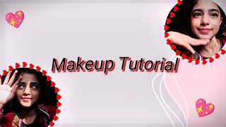 SIMPLE MAKEUP TUTORIAL  pinkish makeup  subscribe Queenieworld [upl. by Maillil]