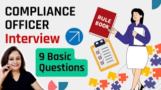 9 Compliance Officer Interview Questions Basic amp Important Compliance Analyst  Compliance Auditor [upl. by Alleda]